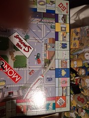 The Simpsons Monopoly 2001 Welcome To Springfield Board Game 100% Complete