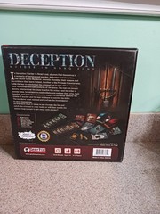 Grey Fox Games Deception Murder in Hong Kong Board Game Social Deduction UNUSED