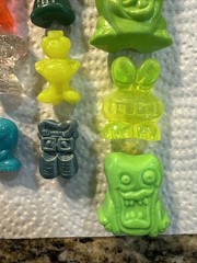 Vintage Gogo’s Crazy Bones Huge Mixed Lot Figures Gogo Toys Go Go Rare Glitter
