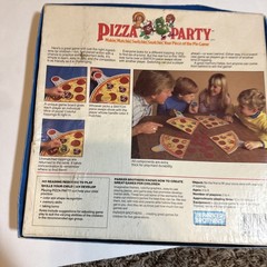 Vintage 1987 PIZZA PARTY Board Game Parker Brothers 100% COMPLETE Instructions