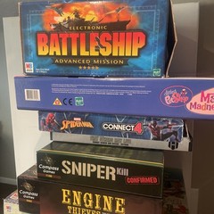 Board Game Lot-Mixed Titles- Incomplete/missing Pieces- For Parts Or Restoring