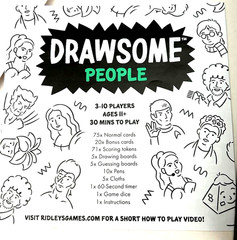 NEW DRAWSOME PEOPLE By Ridley’s Games, Game nights, Family game, Fun game.