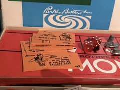 1961 Monopoly Game by Parker Brothers Complete Very Good Condition vintage