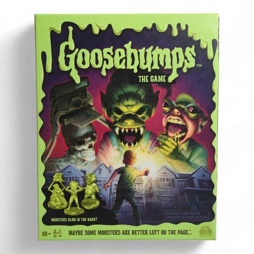 Goosebumps Cooperative Board Game by Spin Master – Defeat Monsters [DAMAGED BOX]