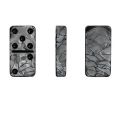 Dominos Set for Adluts Double 6 Jumbo Domino Set 28 Thick Marbleized Black …
