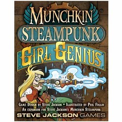 Munchkin Steampunk Girl Genius 112 Card Game Expansion Steve Jackson Games 1575