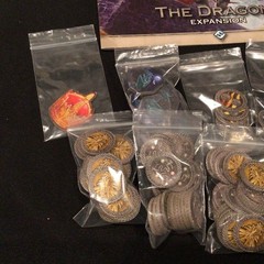 FFG Talisman Rev 4th Edition Game THE DRAGON Expansion 100% Complete w box