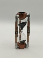 Ebro Past Present And Future Steampunk Gear Work Black Sand 5 Minute Timer