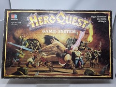 1989 Hero Quest Board Game HeroQuest Milton Bradley Good Condition