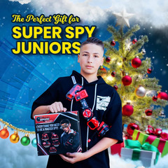 Superspies Secret Agent Spymaster Kit – Spy Gear Ninja Toys and Gadgets for Kids