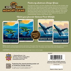 MasterPieces – National Parks Wildlife Officially Licensed Memory Game