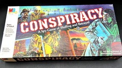 Vintage 1973 Milton Bradley Conspiracy Spy Board Game Strategy Complete