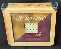 NEW Official SCRABBLE Parker Bros Nostalgia Edition Wooden Box Board Game Sealed