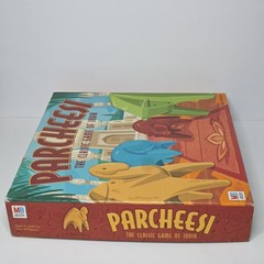 Parcheesi The Classic Game of India Milton Bradley Board Game 100% Complete 2001