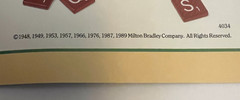 1989 Scrabble Deluxe Edition Board Game Instruction Manual Guide Booklet Only