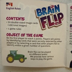New – FoxMind Games Brain Flip – Ages 6+ | 2-6 players