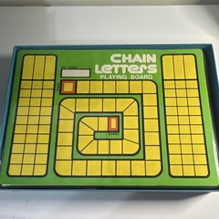 NBC Hasbro Chain Letters Vintage Word Board Game 1970 2+ Players Ages 8-11