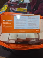 Jenga Giant JS4 Hardwood Block Game Set 54 Blocks w Carry Bag Clean!