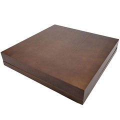 WE Games 4 Player Shut The Box(TM) Dice Game with Lid, Natural Wood, Large