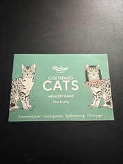 Ridley’s Costume Cats Memory Game – Includes 50 Matching Cards and Instructions