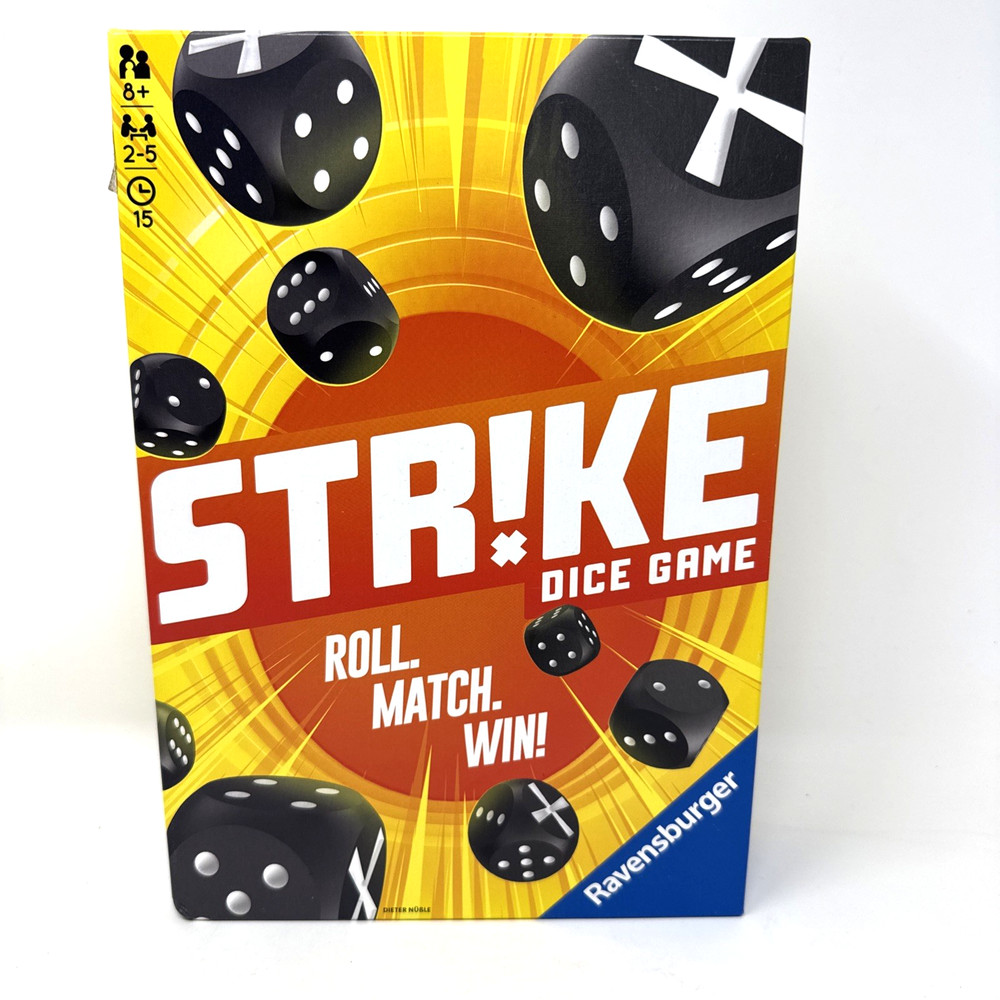 STRIKE Dice Game 2020 Ravensburger Ages 8-99, 2-5 Players, 15 min Brand New