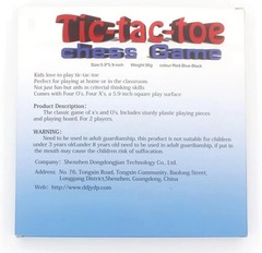 Tic Tac Toe Board Game, Tic Tac Toe Family Game, Classic Board Game, Portable