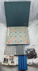 1977 Deluxe Scrabble Game Complete in Good Condition FREE SHIPPING