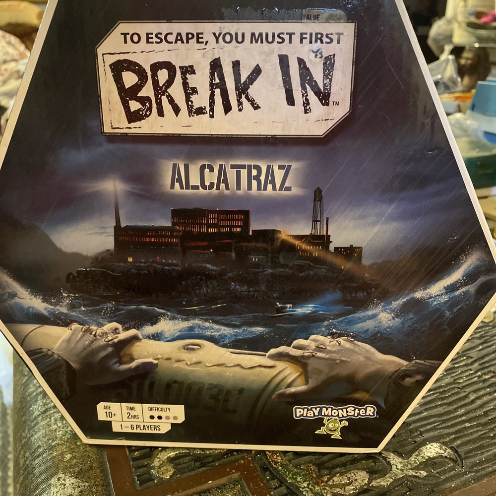 Play Monster Board Game Break In™ Alcatraz NEW SEALED