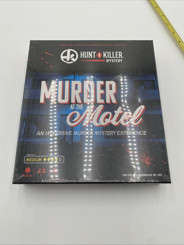 Hunt A Killer Murder at The Motel Mystery Game Board Game 14+ New