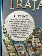 Forum Trajanum Board Game by Stefan Feld 2018 Stronghold Games, Complete!