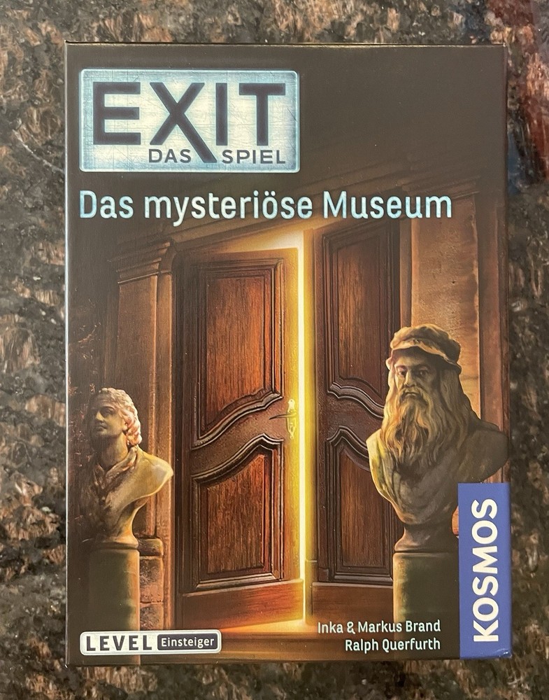 Exit Das Mysteriöse Museum ￼ German Children’s Game 10 And Up Years Kosmos