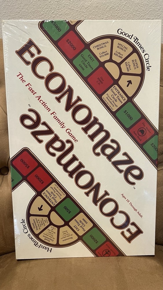 Vintage Economaze Board Game 1979 New And Sealed! Rare! Made In USA