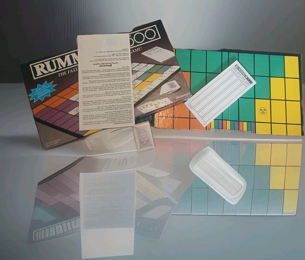 Rummikub 500 Rummy Pressman 1992 Complete 583