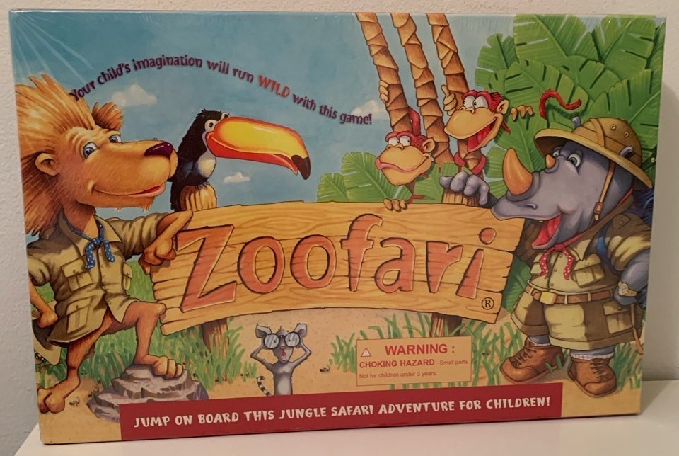 ZOOFARI BOARD GAME PERFECT FOR AGES 3 TO 8 ELEPHANT STAMPEDE WILD HIPPOS