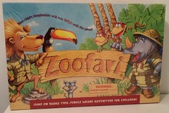 ZOOFARI BOARD GAME PERFECT FOR AGES 3 TO 8 ELEPHANT STAMPEDE WILD HIPPOS