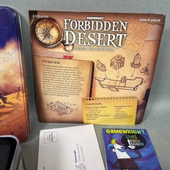 FORBIDDEN DESERT Cooperative Strategy Survival Game Gamewright COMPLETE NICE