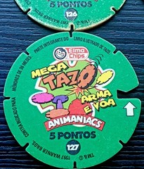 Animaniacs Tazos – Complete Set 1 to 60 Pogs *RARE* $10 / Tazo – Elma Chips 1997