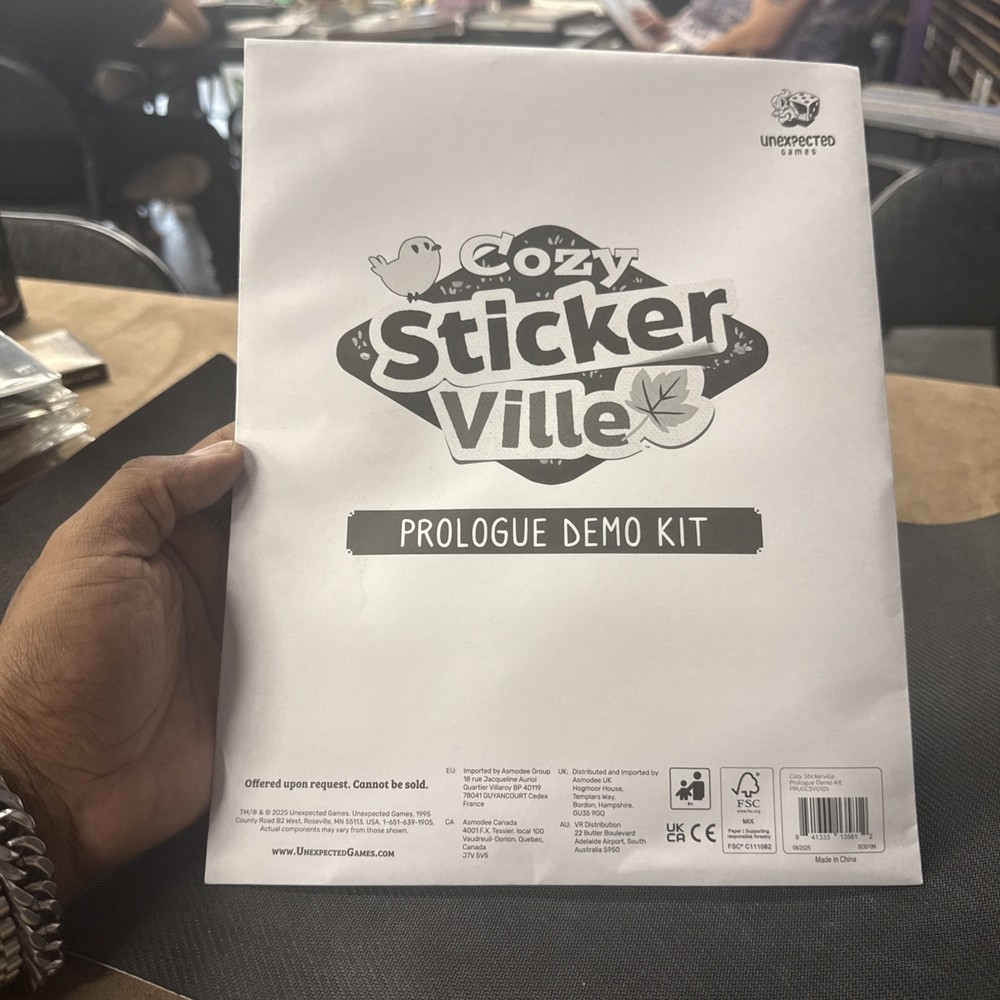 Cozy Stickerville Prologue Demo Kit