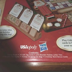 2011 Scrabble Holiday Edition Crossword Game Hasbro – New Sealed