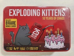 Exploding Kittens 10 Years of Chaos 8 Rare Bonus Cards