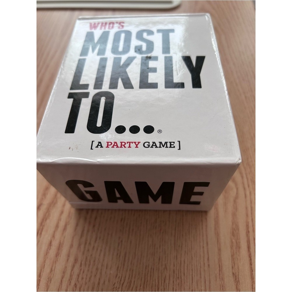 Adult “Who’s Most Likely To” Party Implicate 250 Card Game 4+ Players 17+ ages
