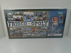 LATE FOR THE SKY–FRISCO-OPOLY–FRISCO, TEXAS–MONOPOLY BOARD GAME (NEW)