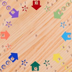 Elite 8 Player Wahoo Board Game – 20″ Wood, Strategic Thinking, Gift Ready