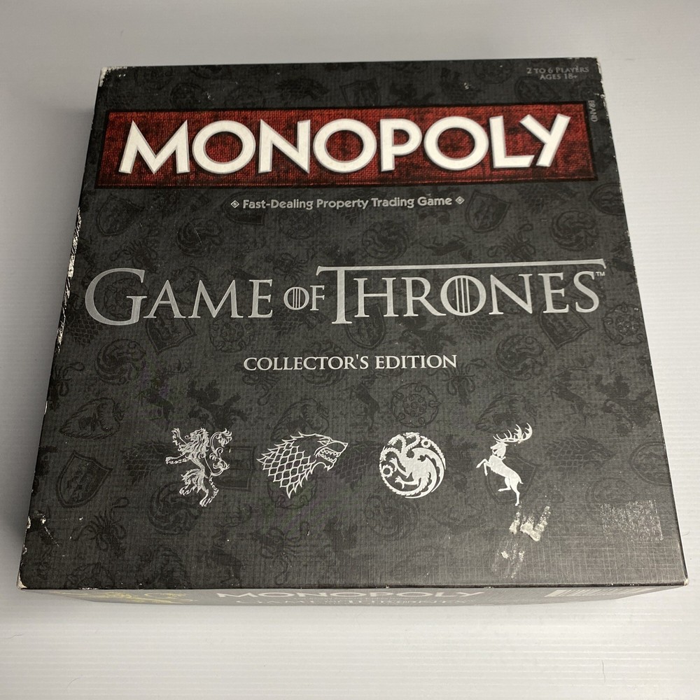 Monopoly Game of Thrones Collector’s Edition (2015) 18+ Years VGC Complete