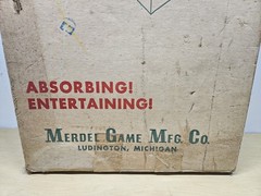 Vtg Mendel Skittles No. 401 Spin Top Bowling Game! Complete, EXCELLENT, w/ Box!