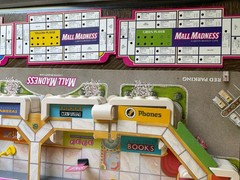Vintage Electronic MALL MADNESS Board Game 1996 Milton Bradley, For Parts/Repair