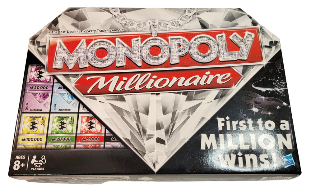 Hasbro Monopoly Millionaire Board Game Ages 8 and above Max of 4 players