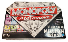 Hasbro Monopoly Millionaire Board Game Ages 8 and above Max of 4 players