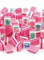 American Mahjong Tile Set 4 Layer 166 Acrylic Mahjong Tiles Engraved