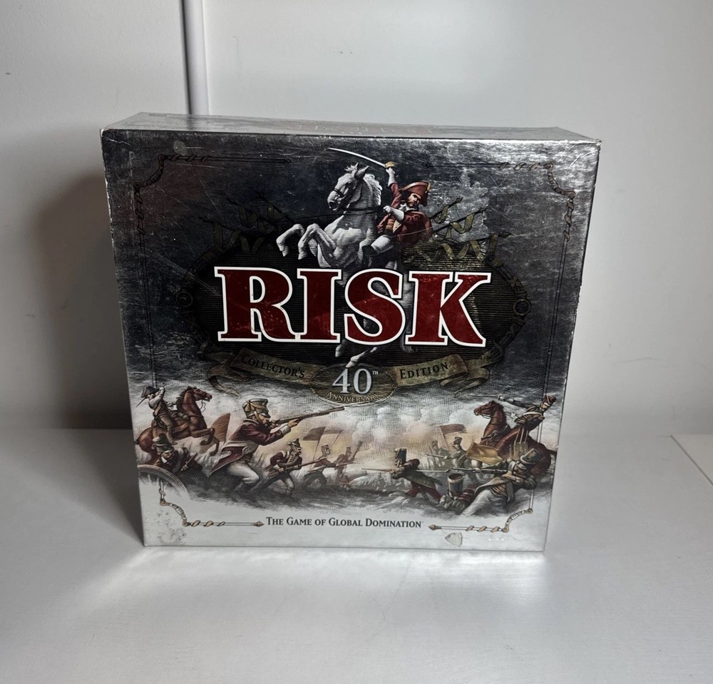 Hasbro Risk 40th Anniversary Collector’s Edition Board Game, NEW Open Box!